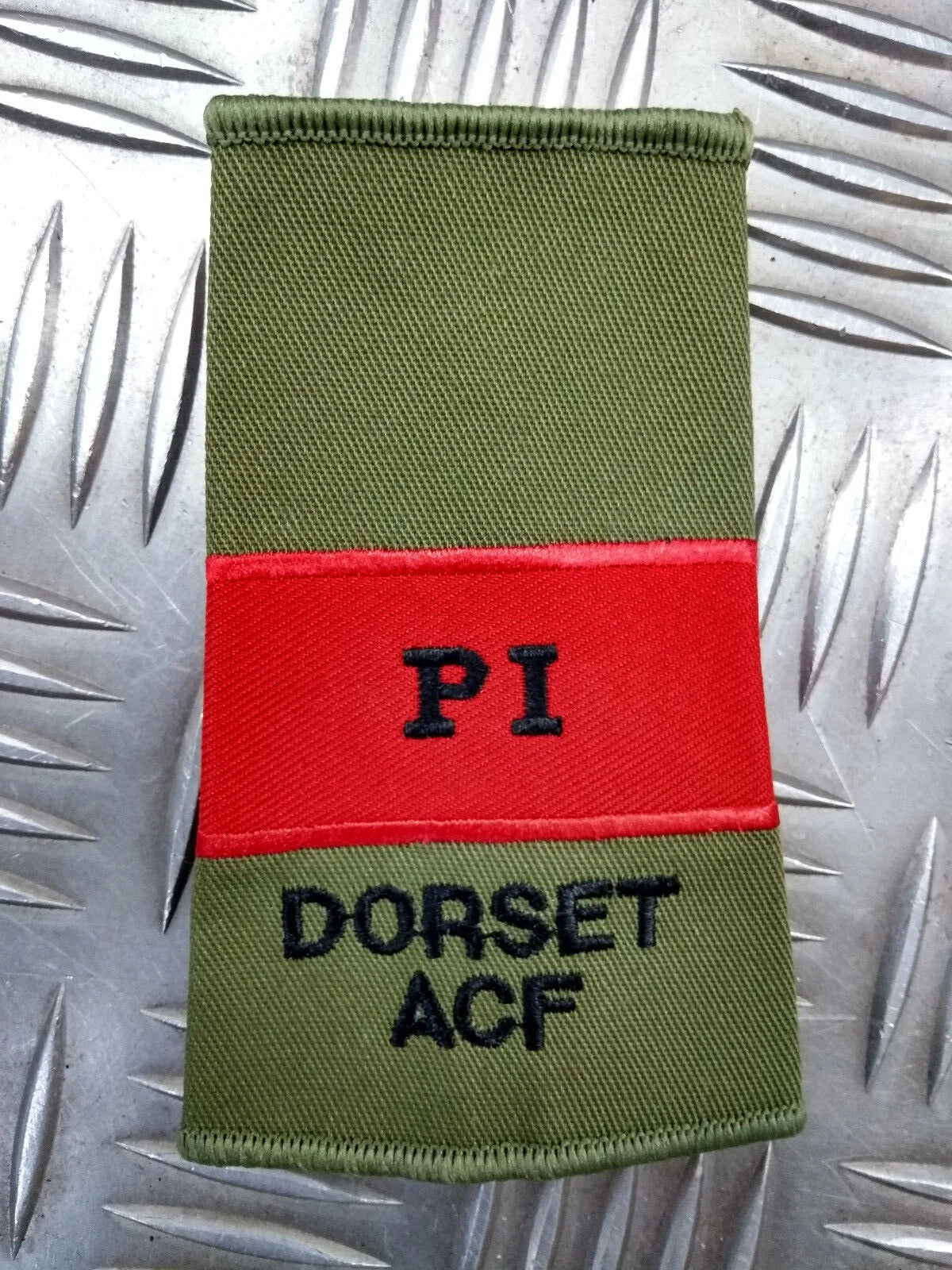 Dorset ACF OD Green Rank Slides British Army