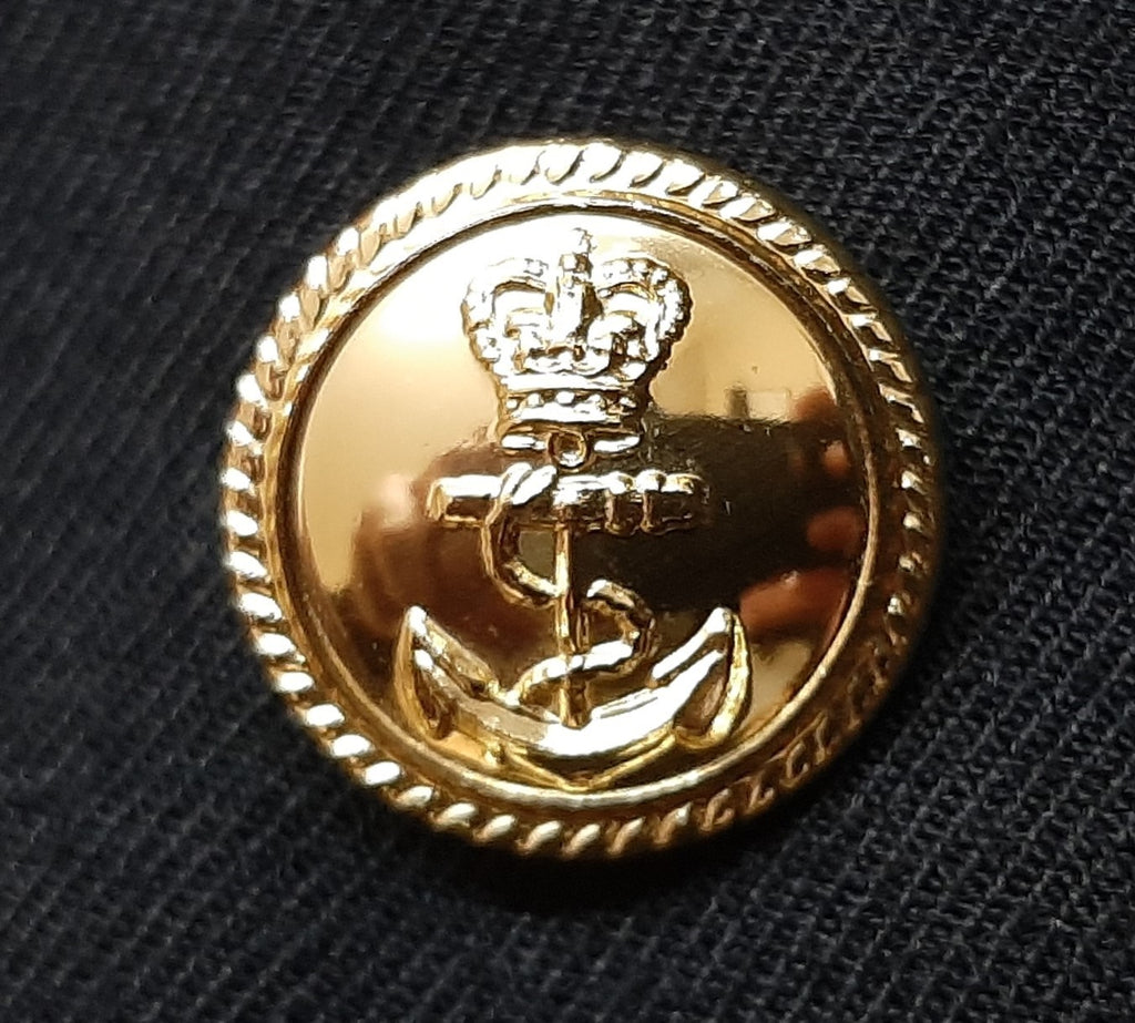 Royal Navy No1 Officers Dress Jacket Sub Lieutenant Cuff Curls 8 Button Double Breasted British Naval 40in Chest