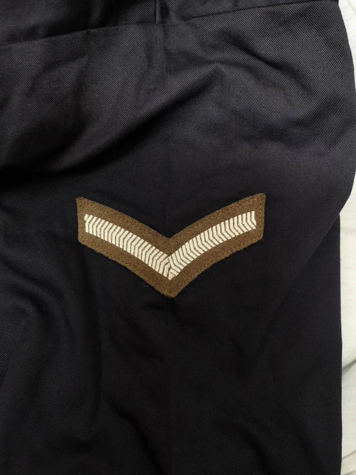Retro PTI Tri Service Tracksuit Jacket Blue with Badges / Patches