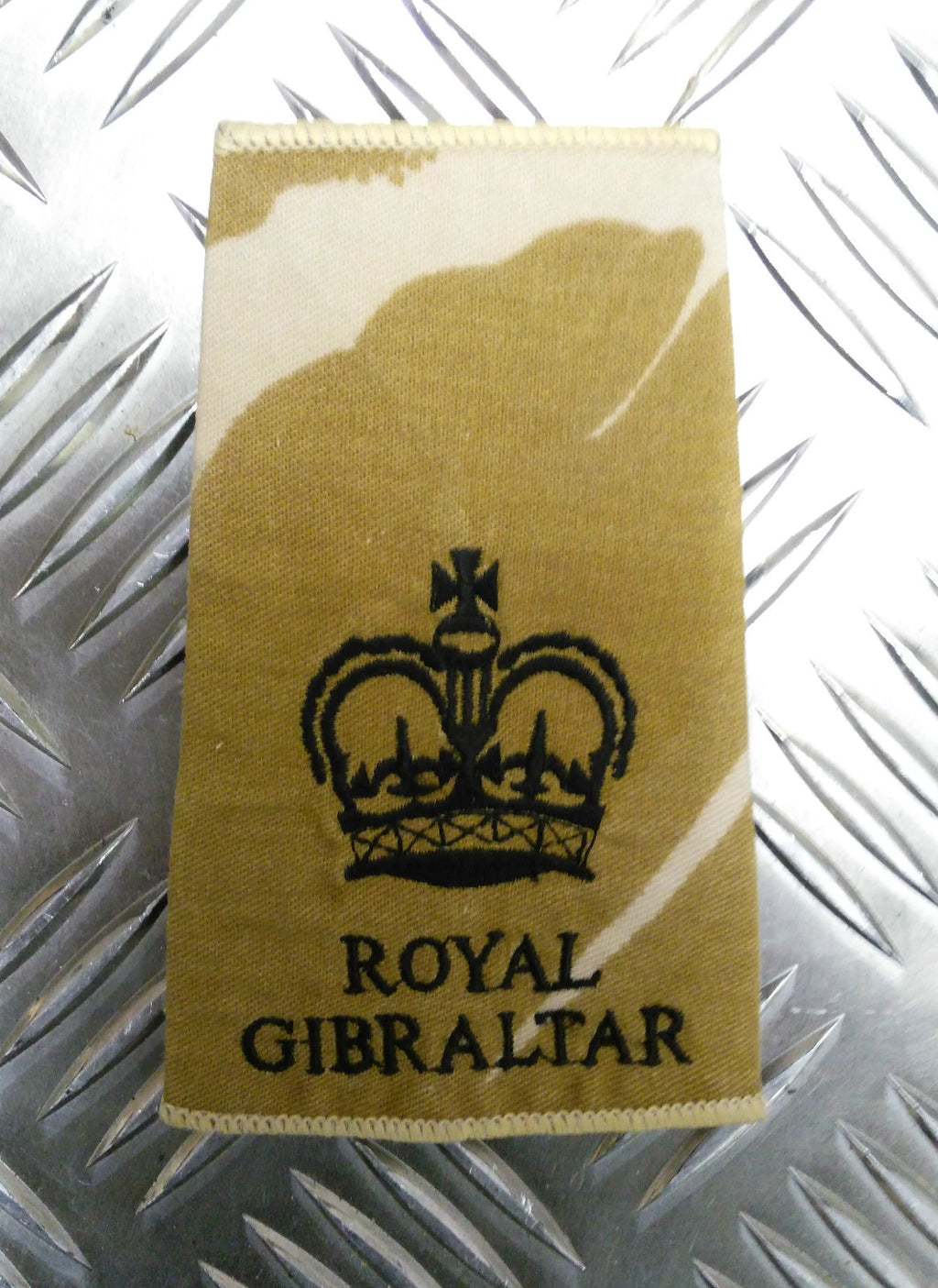 Genuine British Army Royal Gibraltar Regiment Rank Slide Various Colours Ranks