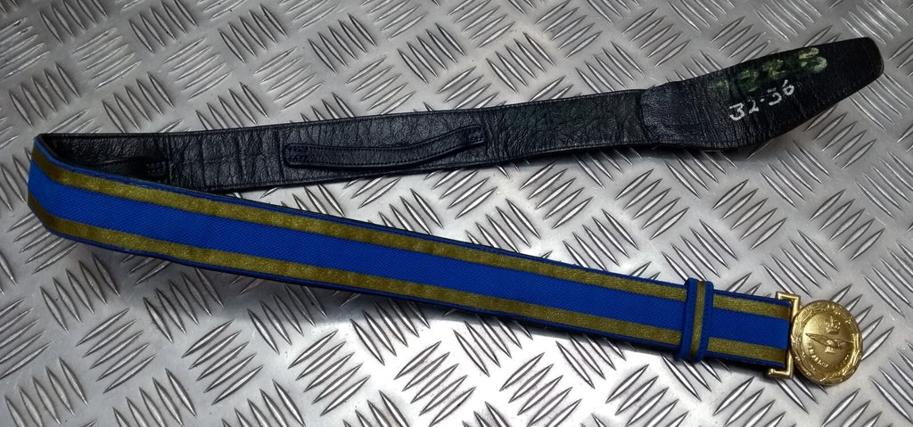 RAF Royal Air Force Officers Ceremonial Belt Per Ardua Ad Astra Buckle No Slings 32"-36" GST832
