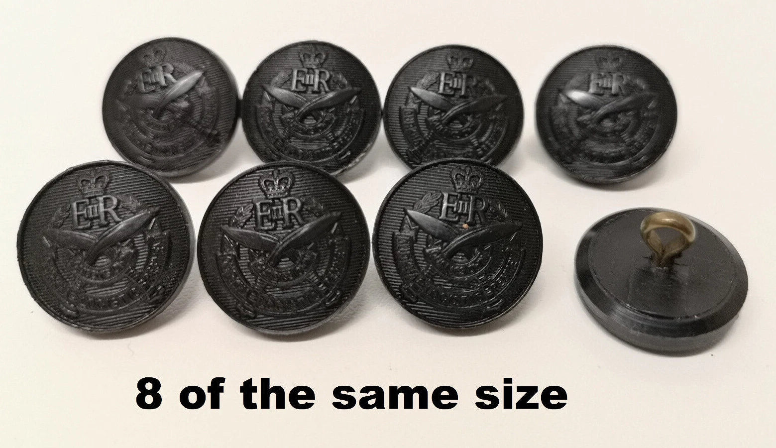 FAD No2 Button Set British Army for Service Dress Jackets and Old Pattern Tunics Assorted