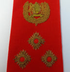 Botswana Defence Force BDF Brigadier Rank Shoulder Slides Gold Raised Insignia Epaulettes 1 Pair