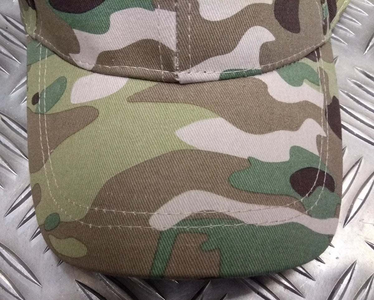 100% Cotton ARMY Children's Assorted Camouflage Baseball Hat / Cap