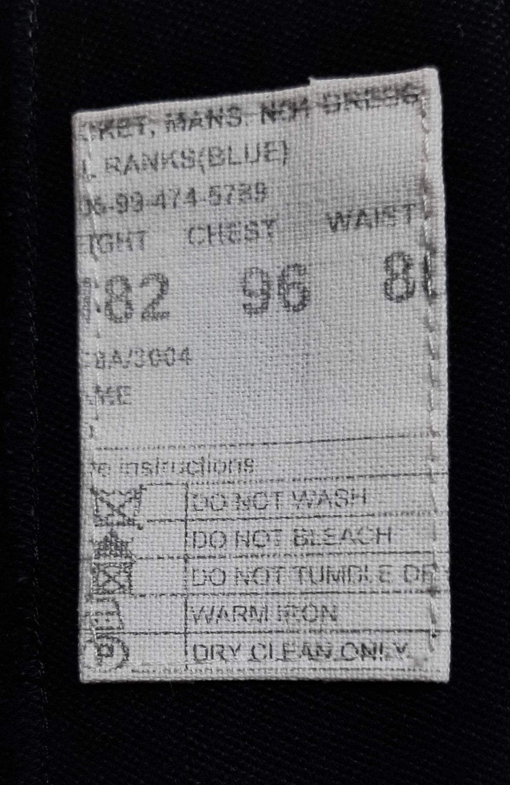 No1 RRF Jacket British Army Blues Royal Regiment of Fusiliers Colour Sergeant