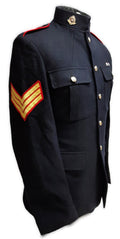 Royal Marines RM No1 Dress Jacket with RMP Buttons Sergeant Chevrons & Close Protection Arm Badge 100cm