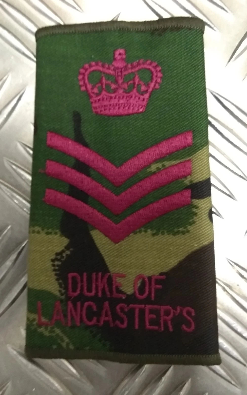 Duke Of Lancaster's Camo Rank Slide Various Ranks Genuine British