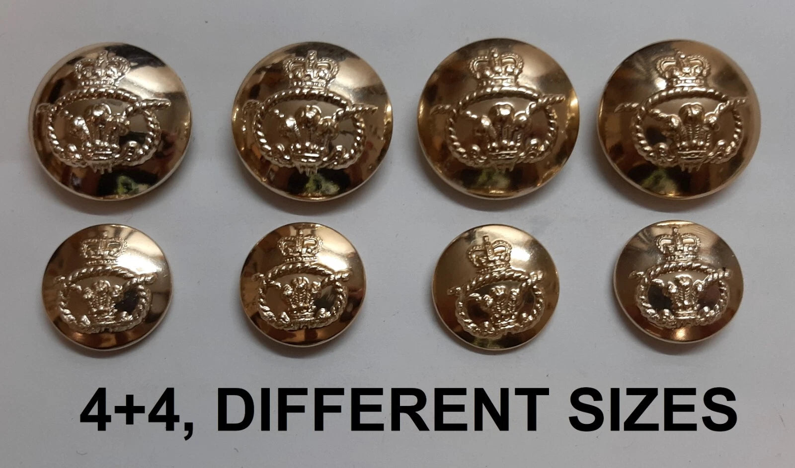 FAD No2 Button Set British Army for Service Dress Jackets and Old Pattern Tunics Assorted