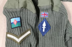 Green Crew Neck Pullover Commando Jumper with Sewn Badges British Army Issued