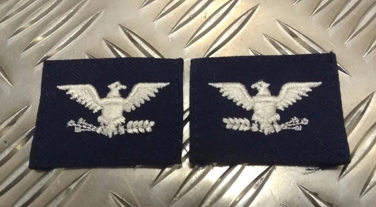 US NAVY NAVAL / Coastguard Style Collar Device Patches Assorted Insignia USN