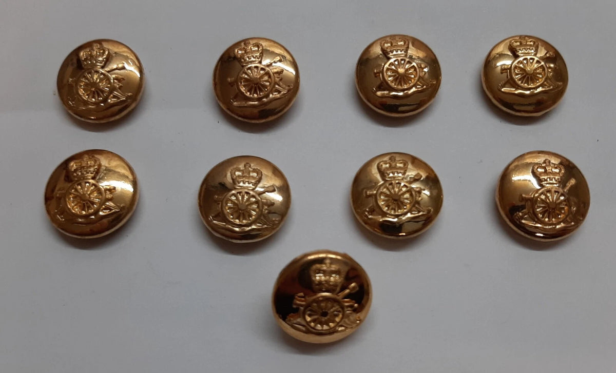 British Army No1 Button Set for Service Dress Jackets and Old Pattern Tunics Assorted