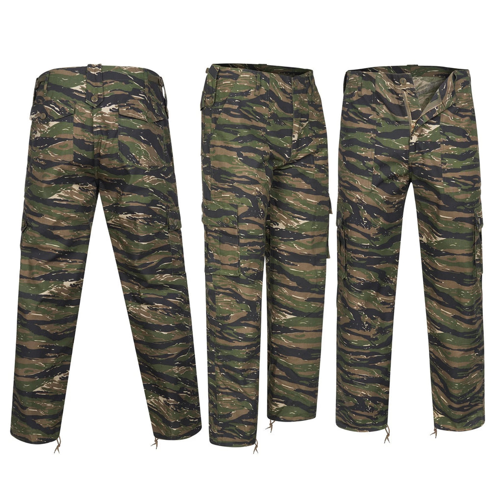Tiger Camo Trousers Military Style Combat / Field Army Pants