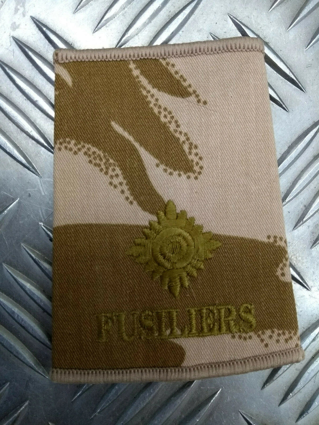 Desert Camo Fusiliers Rank Slides Genuine British Army