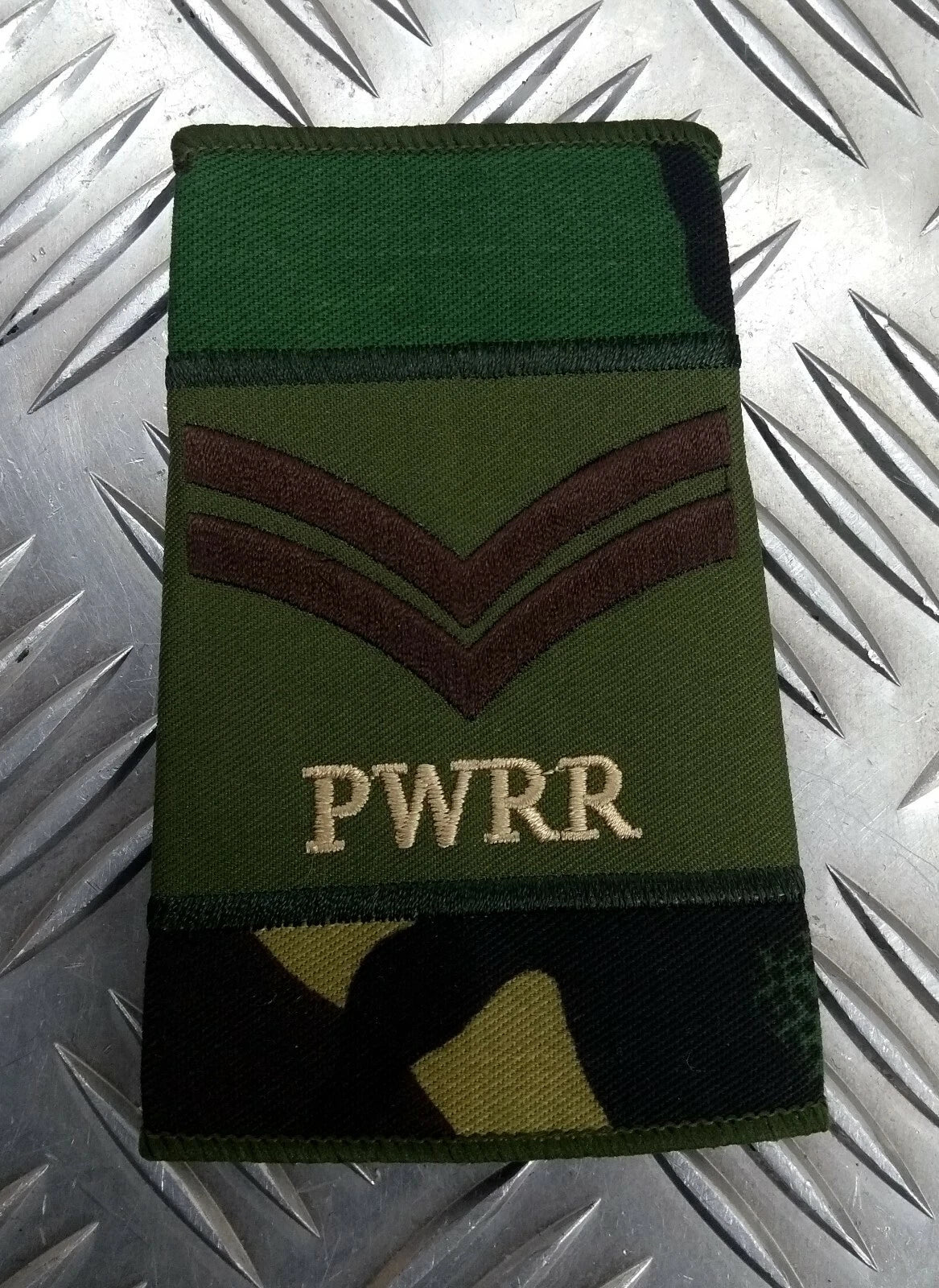 Genuine British Army PWRR Princess of Wales' Royal Regiment Rank Slide Assorted