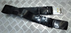 The Rifles Black PVC Parade Belt Chrome Insignia Plate Buckle Hi Sheen Old Pattern British Max 34"