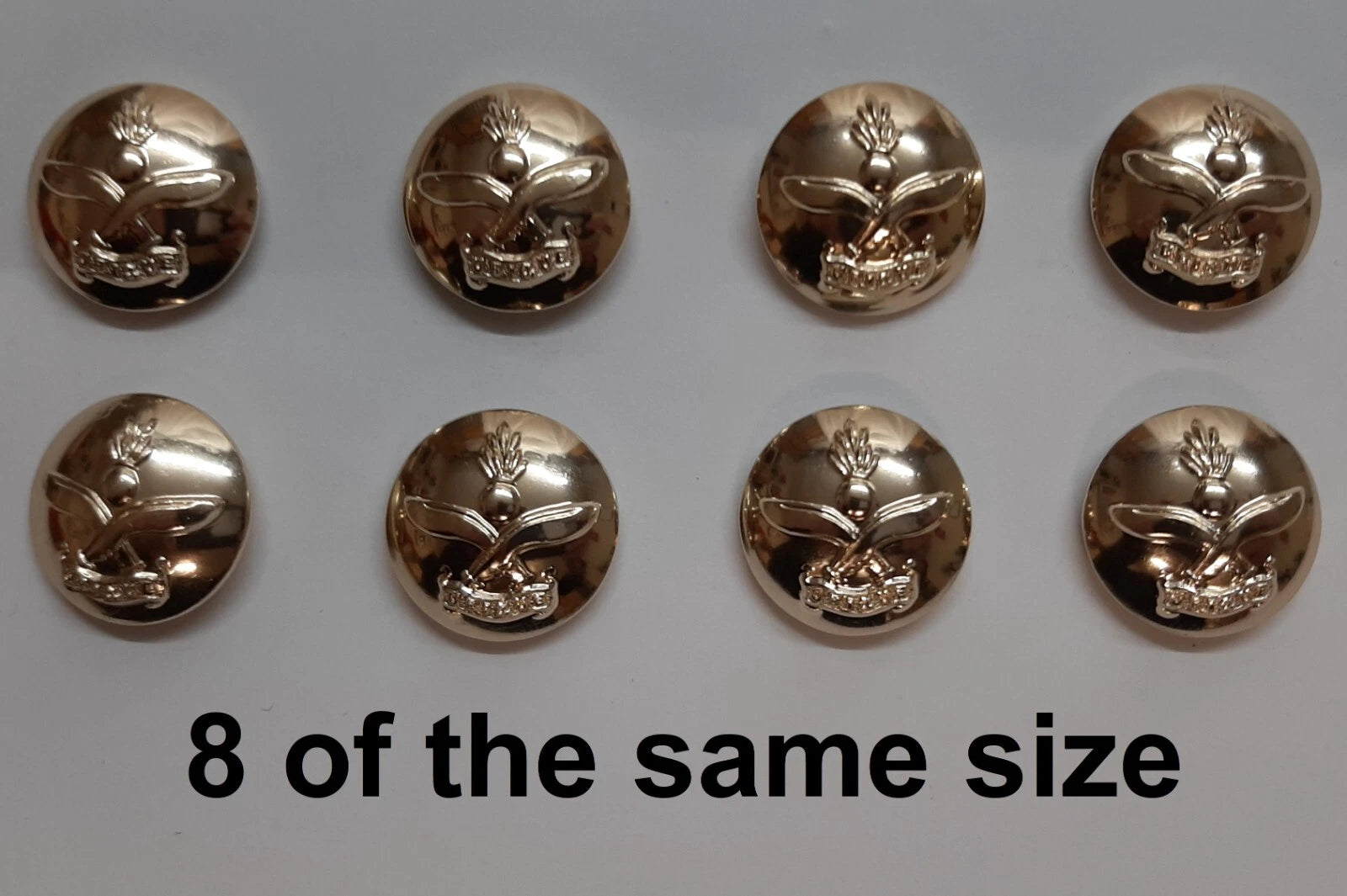 FAD No2 Button Set British Army for Service Dress Jackets and Old Pattern Tunics Assorted