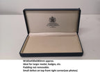 Decorative Medal Cufflink Storage Boxes with Canvas Lining Various Sizes Shapes