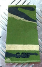 Woodland DPM Camo Combined Cadet Force CCF Rank Slides Genuine British Army