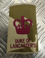 Duke Of Lancaster's Camo Rank Slide Various Ranks Genuine British