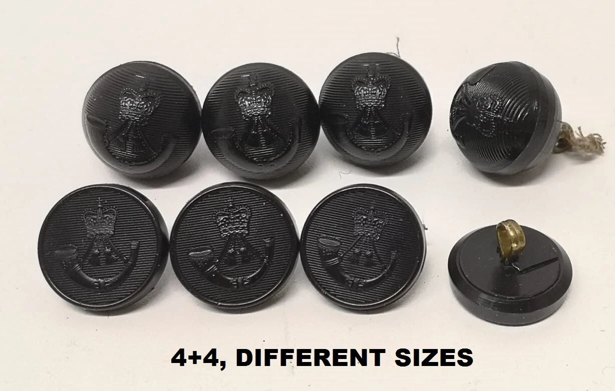 FAD No2 Button Set British Army for Service Dress Jackets and Old Pattern Tunics Assorted