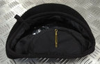 Black Wool Beret with Bahrain Defence Force Badge Military Issue Size 59cm - NEW