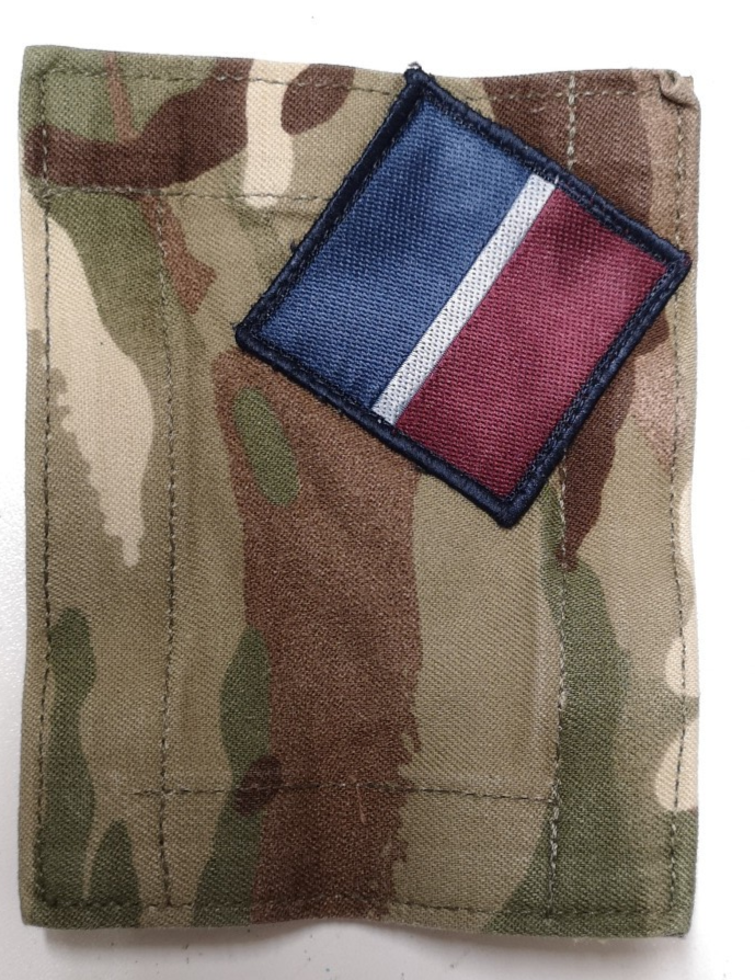British Army TRF Patches on MTP Blanking Panels Various - Used