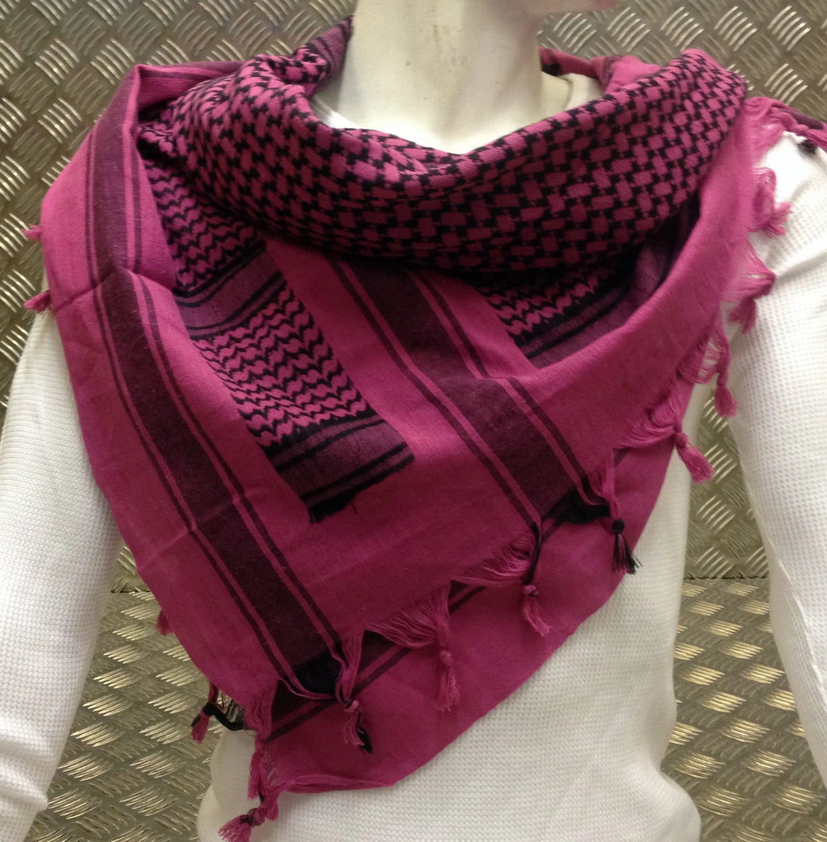 100% Cotton Shemagh, Arab Scarf, Pashmina, Wrap & Sarong.
