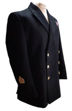 Royal Navy No1B Dress Jacket Warrant Officer Class 1 Badged Fully Buttoned British Naval Mans 104cm Long