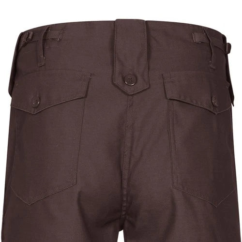 Brown Combat Trousers Sand Plain Pattern Military Style Combat / Army Field Pants 32"