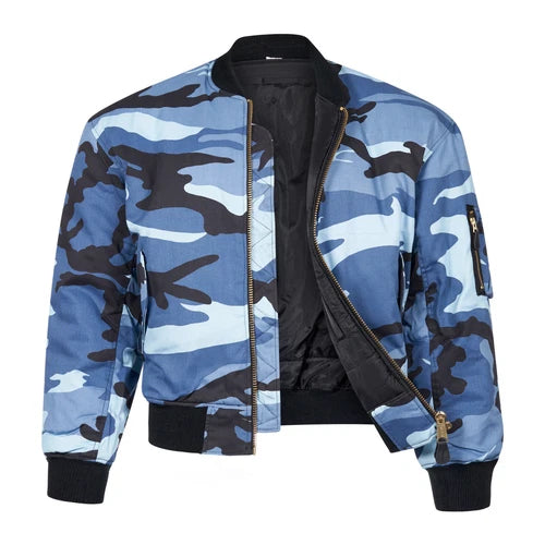 MA1 Flight Jacket USAF Type Bomber Jacket Woodland Urban or Midnite Camo Type Available