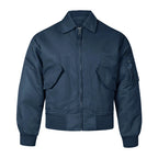 Pilot Jacket MA2 US Military Style CWU Bomber Type Blue