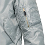 MA1 Bomber Jacket US Military Style Silver / Grey Colour