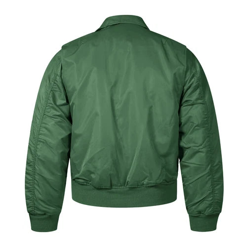 Pilot Jacket MA2 US Military Style CWU Bomber Type Green