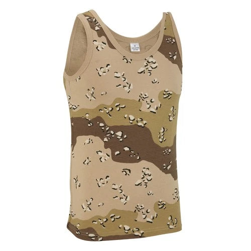 Military Type Vest 100% Cotton PT Singlet Tank Top Assorted Colours