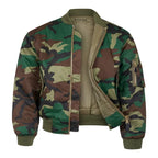 MA1 Flight Jacket USAF Type Bomber Jacket Woodland Urban or Midnite Camo Type Available