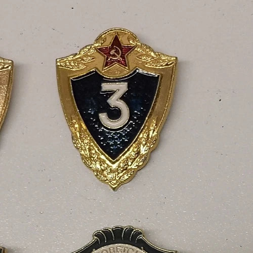 USSR Soviet CCCP Red Army Obsolete Metal Shield Pin Badges Various Type