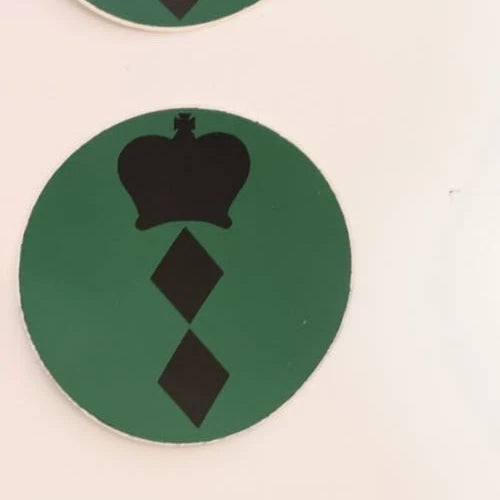 Rank Stickers for NBC CBRN Suit Various Ranks Black On Green - NEW
