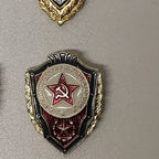 USSR Soviet CCCP Red Army Obsolete Metal Shield Pin Badges Various Type