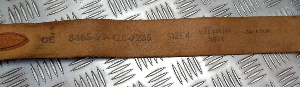 Sam Browne Belt Old Pattern British Made Issue No Shoulder Strap