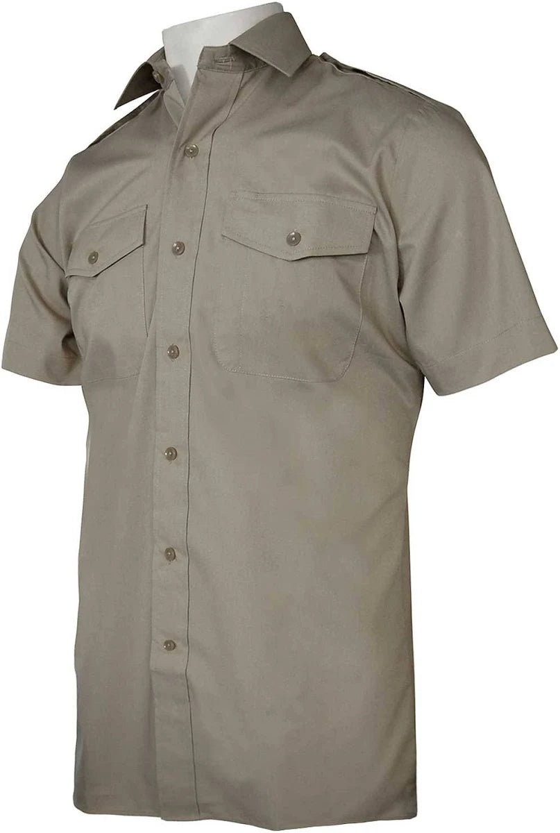 British Stone Shirt Long Sleeve or Short Sleeve Tropical Issue Tri-Service Army RM Royal Marines RN Royal Navy RAF Royal Air Force