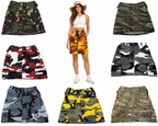Army Style Combat Cargo Skirts Camo/Multicam NEW
