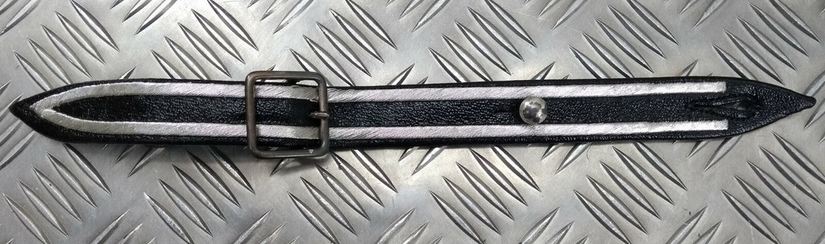 Style Old Pattern Navy Blue Belt & Braided Straps NRS3