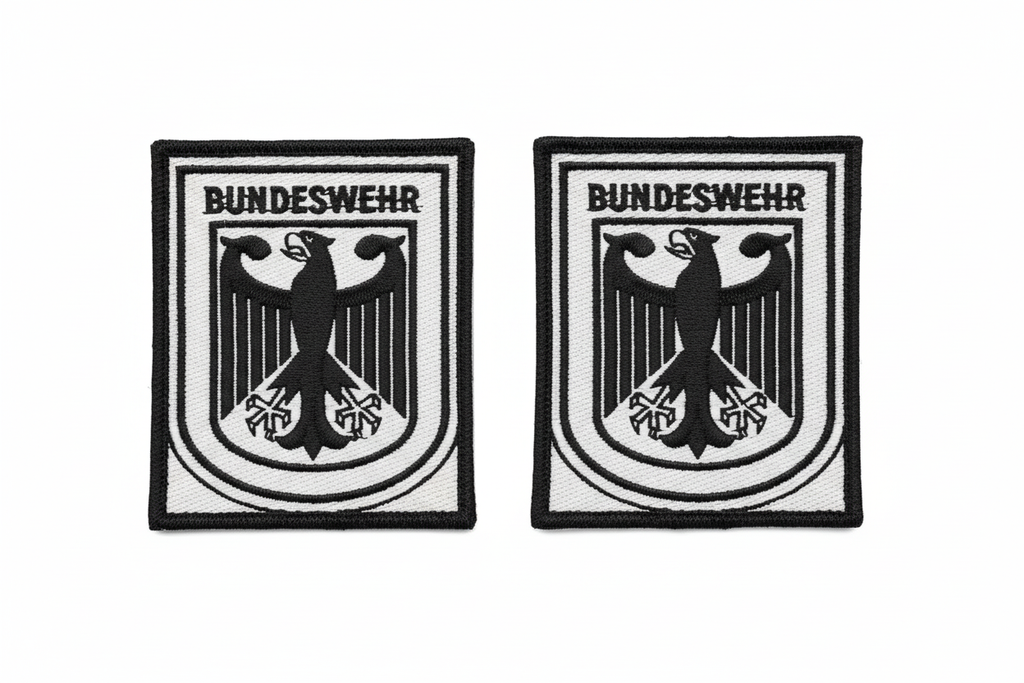Two Bundeswehr patches side by side