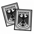 Two Bundeswehr patches stacked and overlapping