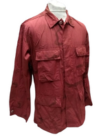 U.S Vintage Lightweight Rip Stop Camo Jacket Over Dyed Small-Short