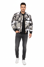 Urban Camo MA1 Male Fashion Pose