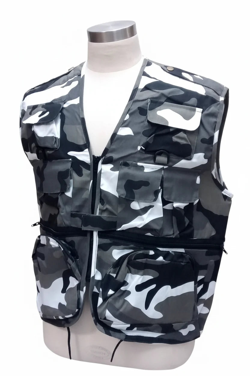 Utility Vest Combat - Fishing - Photography - Airsoft Assorted Colours