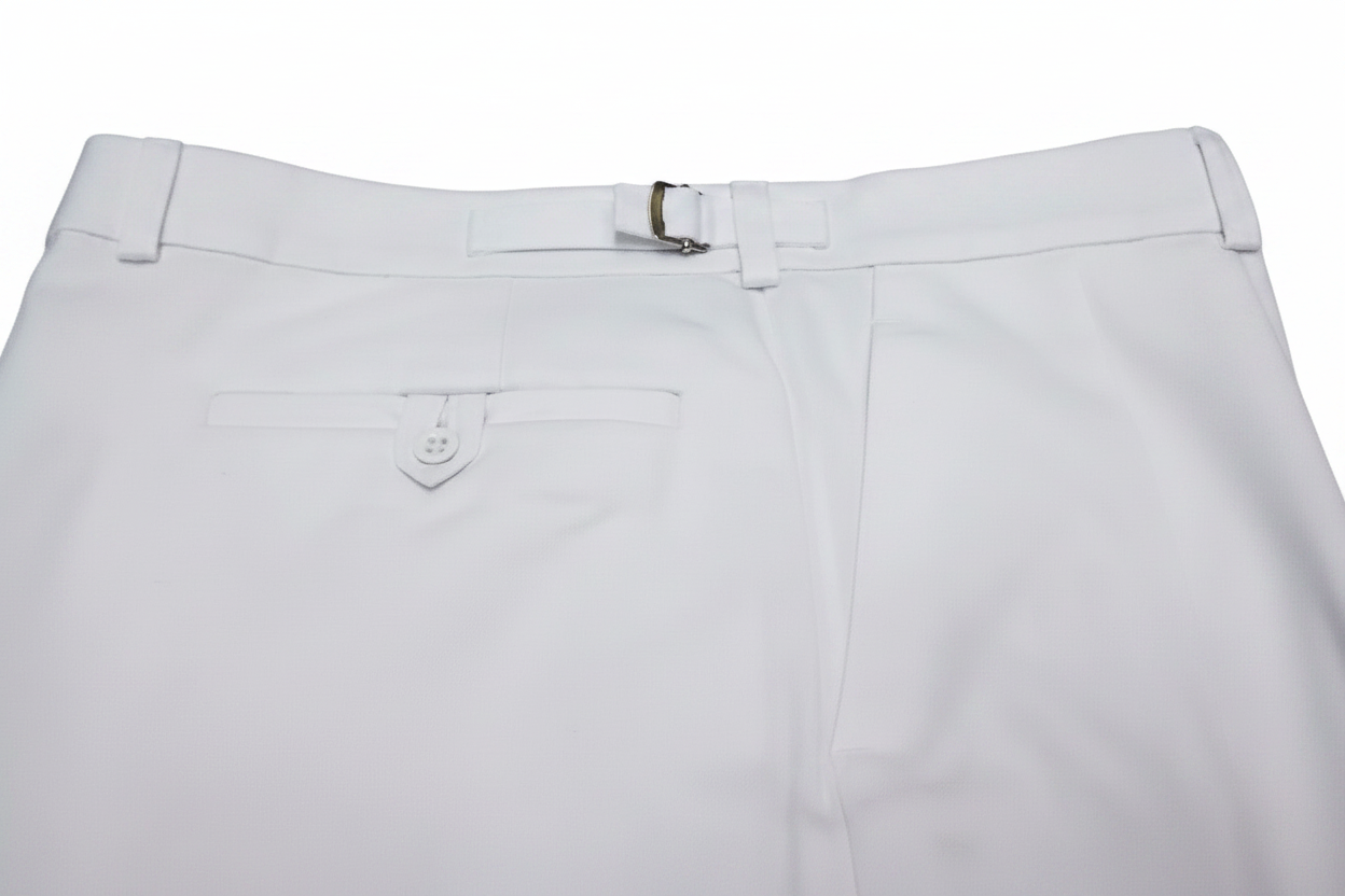 Waistband detail white background