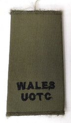Wales University Officers Training Corp UOTC Rank Slide - Used