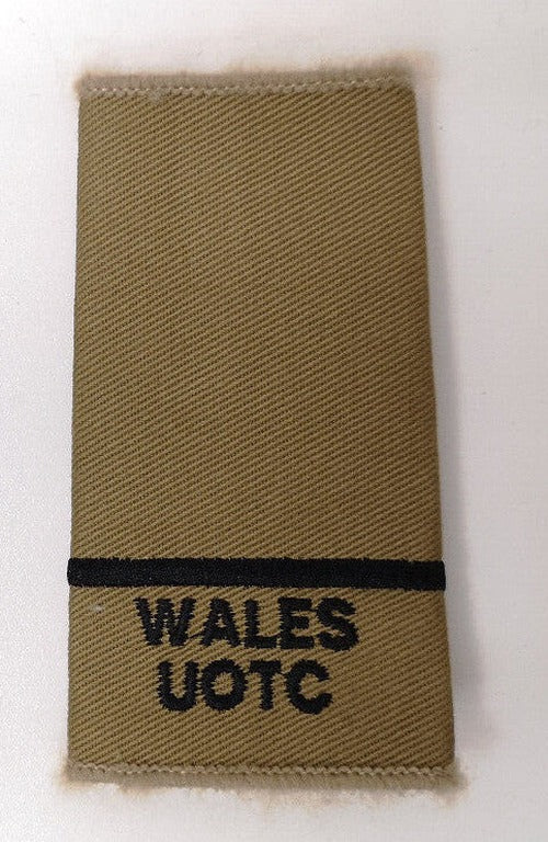 Wales University Officers Training Corp UOTC Rank Slide - Used